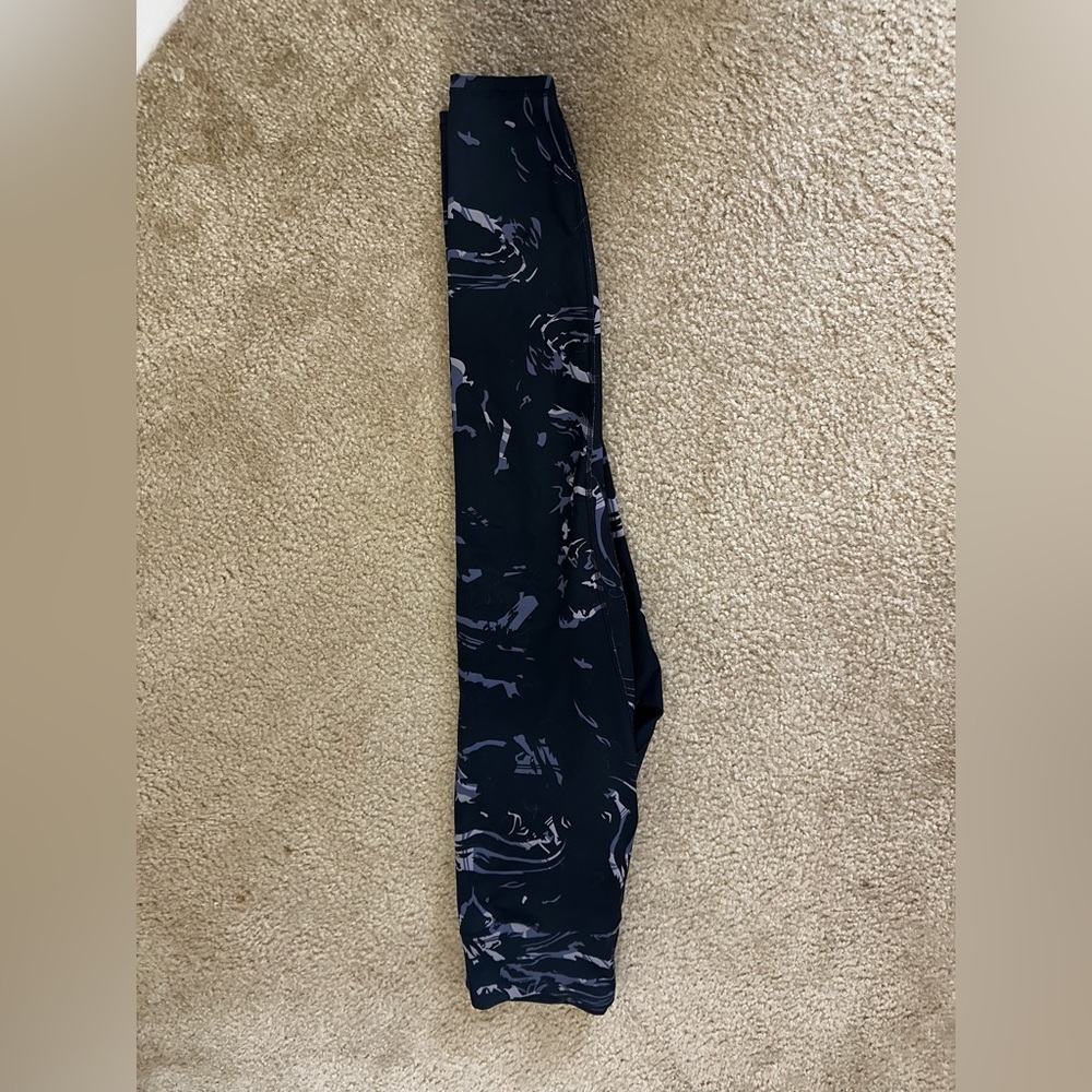 Black and purple leggings
